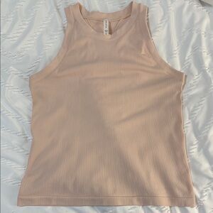Athleta XL Sleeveless Ribbed Tank Top - blush